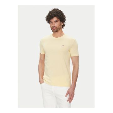 Tricou cambrat cu decolteu la baza gatului