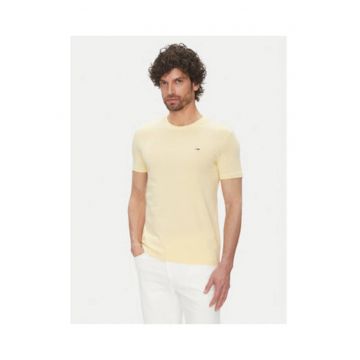 Tricou cambrat cu decolteu la baza gatului