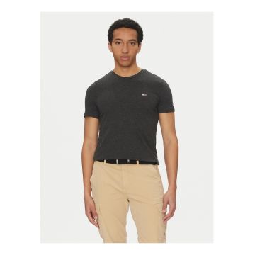 Tricou cambrat cu decolteu rotund