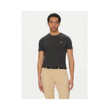Tricou cambrat cu decolteu rotund
