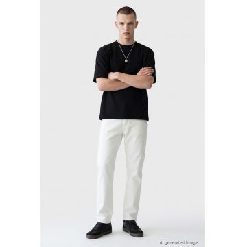 Tricou cu decolteu rotund - Negru