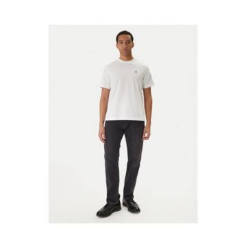 Tricou cu detaliu logo - model uni si decolteu la baza gatului