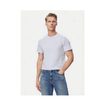 Tricou cu maneci scurte si decolteu la baza gatului