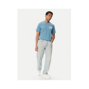 Tricou de bumbac cu model grafic pe spate
