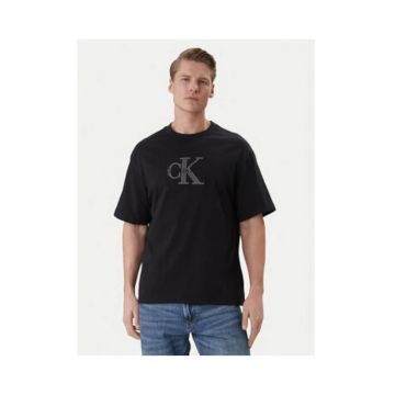 Tricou din bumbac cu logo brodat