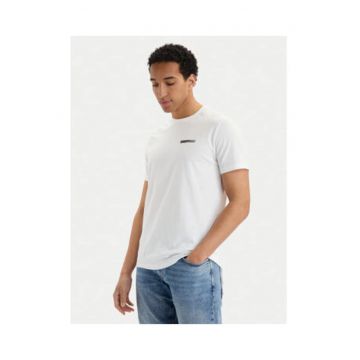 Tricou din bumbac cu logo pe partea din spate