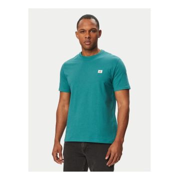Tricou din bumbac cu logo stantat discret