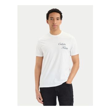 Tricou din bumbac - cu model grafic pe spate