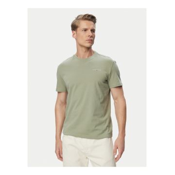 Tricou din bumbac cu model uni