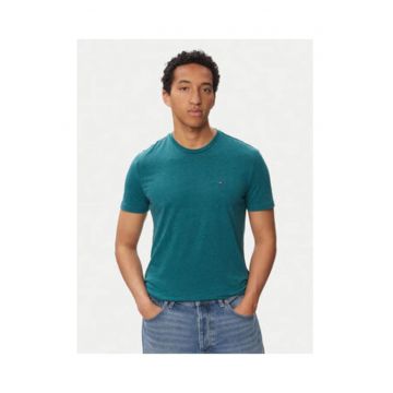 Tricou din bumbac organic cu maneci scurte si model uni