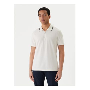 Tricou polo cu nasturi decorativi