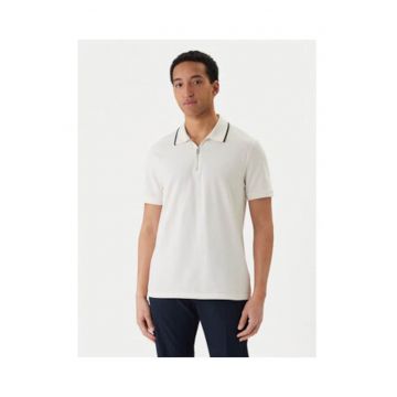 Tricou polo cu nasturi decorativi