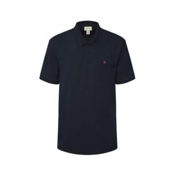 Tricou polo din bumbac cu detaliu logo discret -