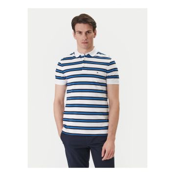 Tricou polo in dungi regular fit.