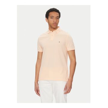 Tricou polo slim fit din amestec de bumbac organic -