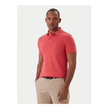 Tricou polo slim fit din bumbac organic