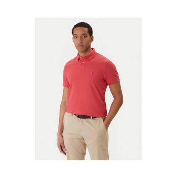 Tricou polo uni din bumbac organic.