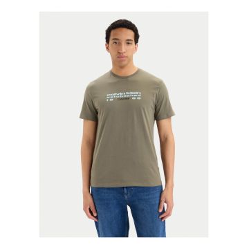 Tricou regular fit - de bumbac - cu decolteu rotund