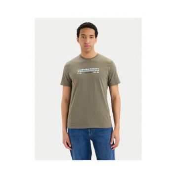 Tricou regular fit - de bumbac - cu decolteu rotund