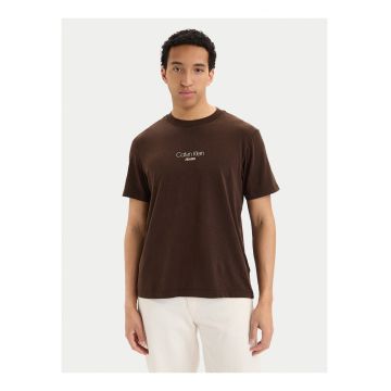 Tricou regular fit din bumbac cu logo discret pe piept