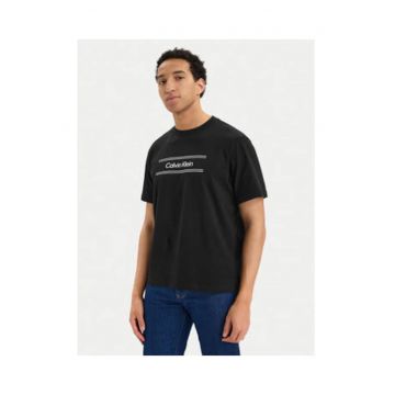 Tricou regular fit din bumbac cu maneci clopot