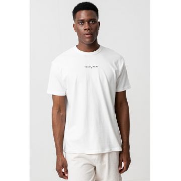 Tricou relaxed fit din bumbac - Negru/Alb murdar