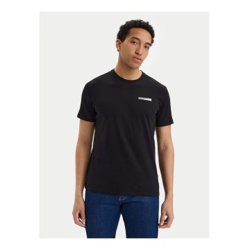 Tricou slim fit cu decolteu rotund - din bumbac