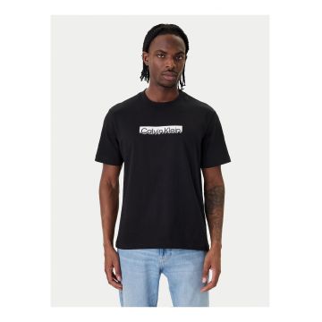 Tricou slim fit cu imprimeu logo