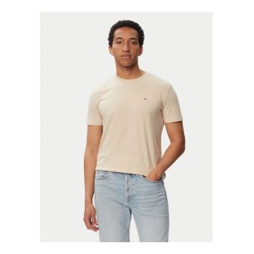 Tricou uni din amestec de bumbac organic si poliester