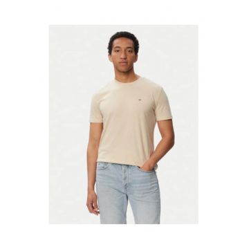 Tricou uni din amestec de bumbac organic si poliester