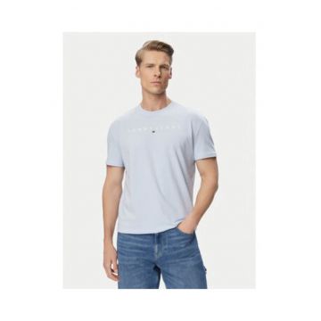 Tricou uni din bumbac cu imprimeu logo