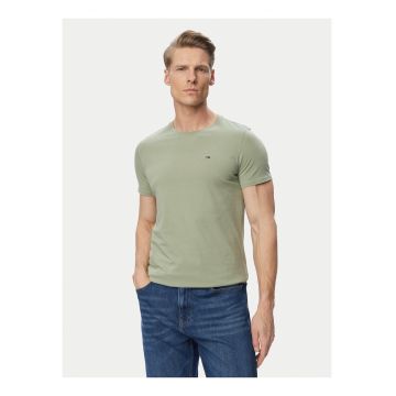 Tricou uni din bumbac - cu maneci scurte