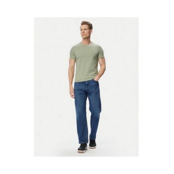 Tricou uni din bumbac - cu maneci scurte