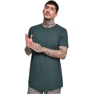 Tricou uni cu maneci scurte - Verde inchis
