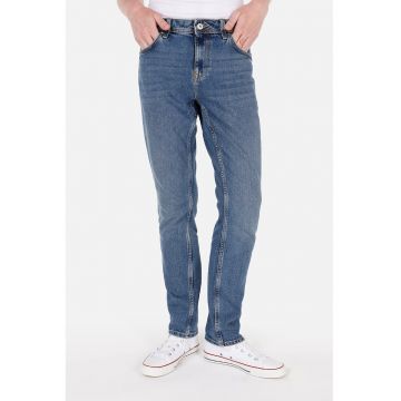 Blugi slim-fit - Albastru prafuit
