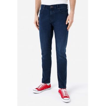 Blugi slim fit cu talie medie Danny - Bleumarin