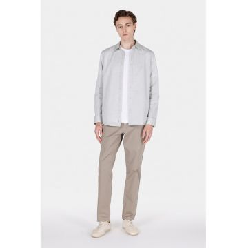Camasa din bumbac cu maneci lungi CL1073846 - Gri deschis