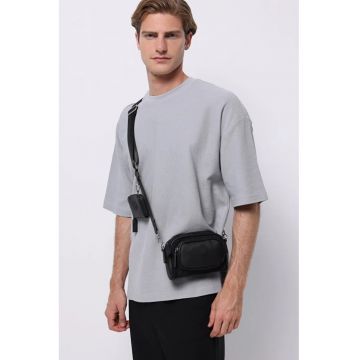 Geanta De Barbati Negru Modern Fit 8684112891729