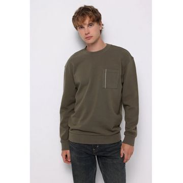 Hanorac barbati  verde - bumbac -