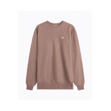 Hanorac pentru barbati -  Crewneck - Bumbac - Maro - Maro