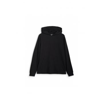 Hanorac sport barbati  negru - fara fermoar - textil - Negru