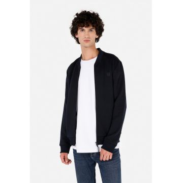 Jacheta cu maneci lungi - din denim - Bleumarin