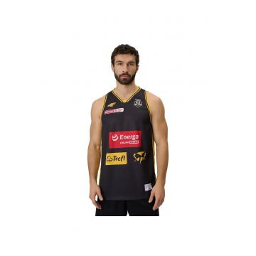 Maiou de baschet barbati -  replica Trefl Sopot - tehnologie 4FDry - negru