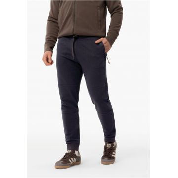 Pantaloni jogger din bumbac - cu snur -  N-Kanton - albastru marin - Albastru marin