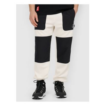 Pantaloni jogger din fleece pentru barbati -  bej - 4FWarm - 2 buzunare