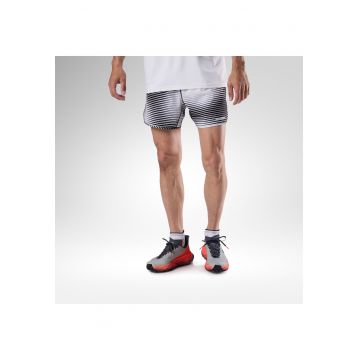 Pantaloni  SAPA SHORT 5 - negru cu alb - Negru | Alb