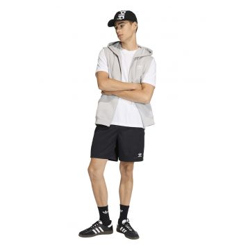 Pantaloni scurti cu talie elastica - Negru