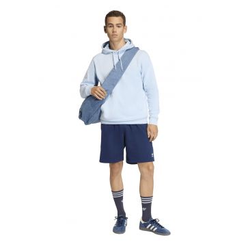 Pantaloni scurti cu talie elastica si buzunare laterale - Albastru