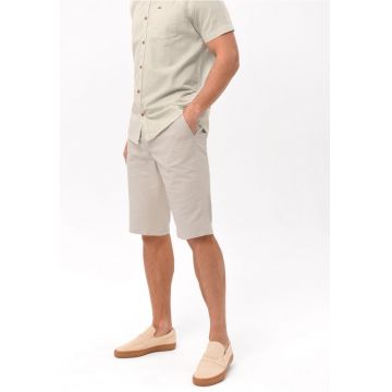 Pantaloni scurti pentru barbati  P-Denz crem - Crem