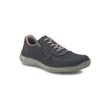 Pantofi barbati  din piele ecologica - Albastru
